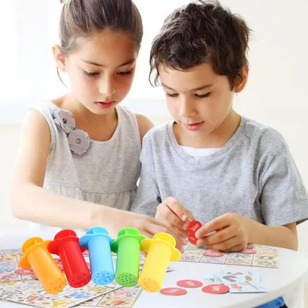 5pcs/set DIY Toys Plasticine Toy Accessories Assecories Color Clay Smart Dough Extruders Set Random Color 5 Extruder Tools
5pcs/set DIY Toys Plasticine Toy Accessories Assecories Color Clay Smart Dough Extruders Set Random Color 5 Extruder Tools