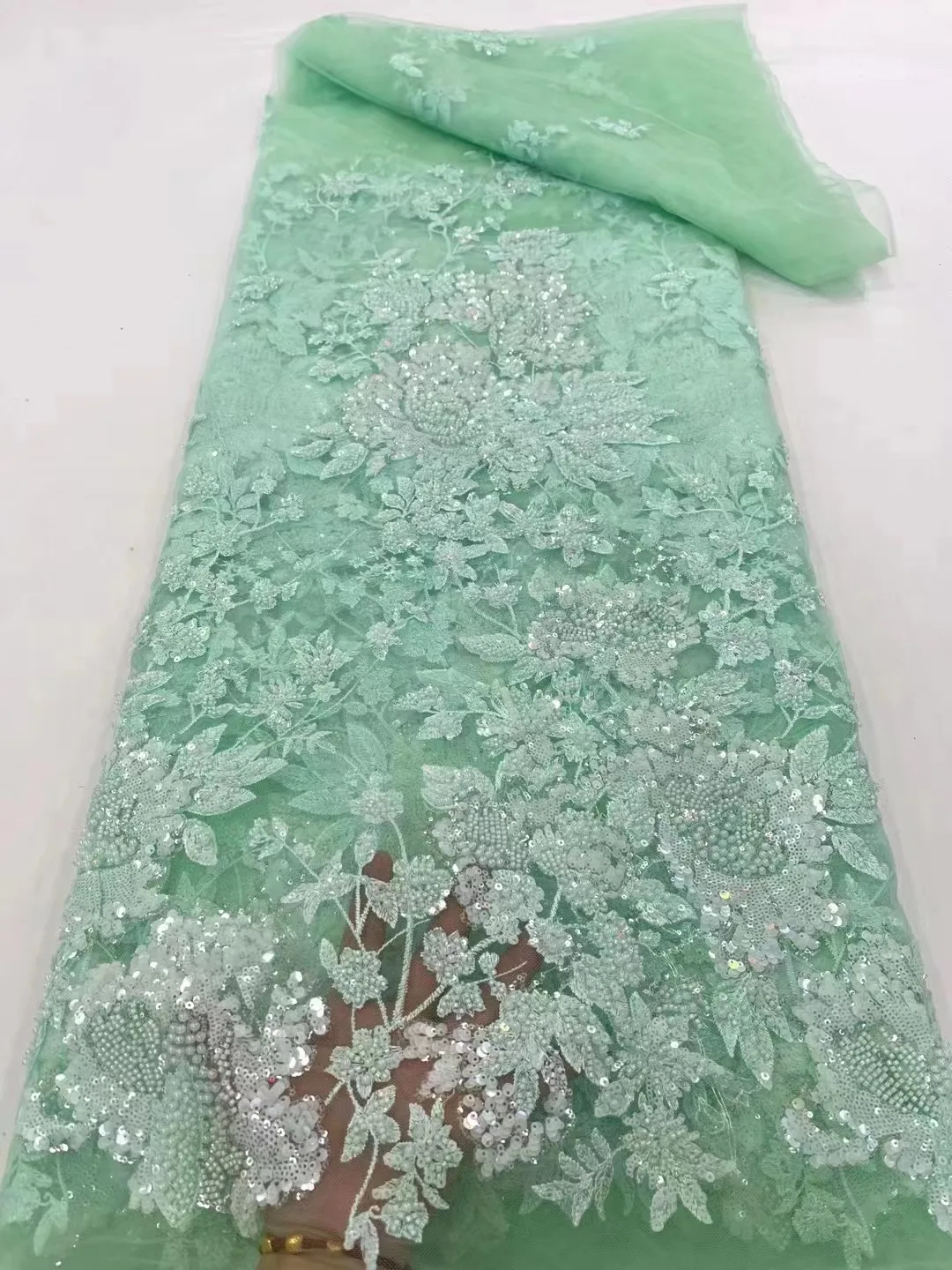 African Net Lace Fabric Swiss Voile Lace Embroidered French 3D Applique Tulle Fabric For Sew Dresses 5 Yards 2024 High Quality
African Net Lace Fabric Swiss Voile Lace Embroidered French 3D Applique Tulle Fabric For Sew Dresses 5 Yards 2024 High Quality