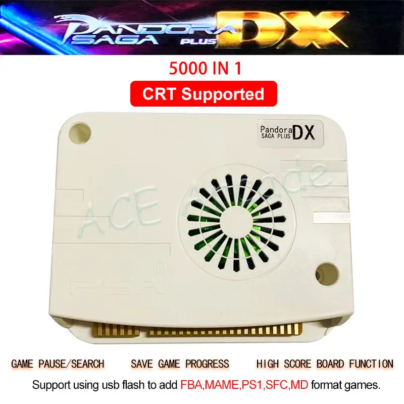 Pandora Saga Box DX Plus5000 in 1 Arcade Game Console,DIY, Jamma Mainboard PCB Joystick Bartop Cabinet Machine HDMI VGA CGA CRT
Pandora Saga Box DX Plus5000 in 1 Arcade Game Console,DIY, Jamma Mainboard PCB Joystick Bartop Cabinet Machine HDMI VGA CGA CRT