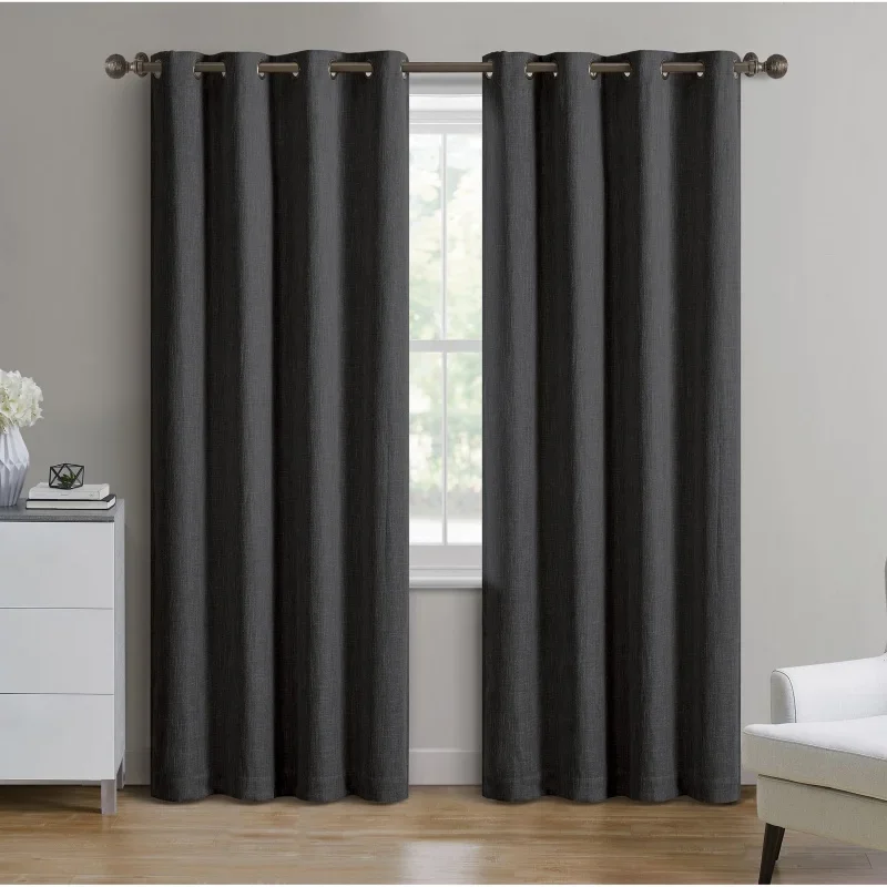 Тканые люверсы Better Home & Garden, затемняющие шторы черного цвета, 50x84 дюймов
Тканые люверсы Better Home & Garden, затемняющие шторы черного цвета, 50x84 дюймов