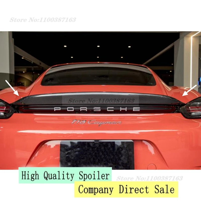 Спойлер для заднего багажника из настоящего углеродного волокна для Porsche 718 Boxster & Cayman 2016 и выше
Спойлер для заднего багажника из настоящего углеродного волокна для Porsche 718 Boxster & Cayman 2016 и выше