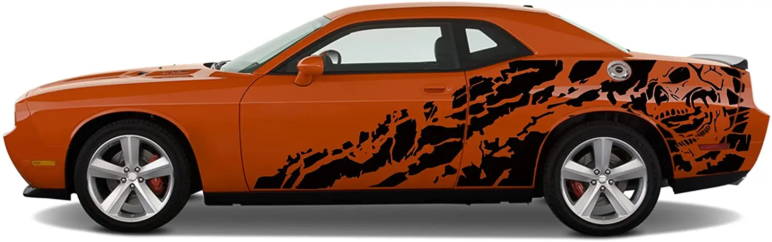 Side Nightmare Graphics Vinyl Decals Compatible with Dodge Challenger (Matte Black)
Side Nightmare Graphics Vinyl Decals Compatible with Dodge Challenger (Matte Black)