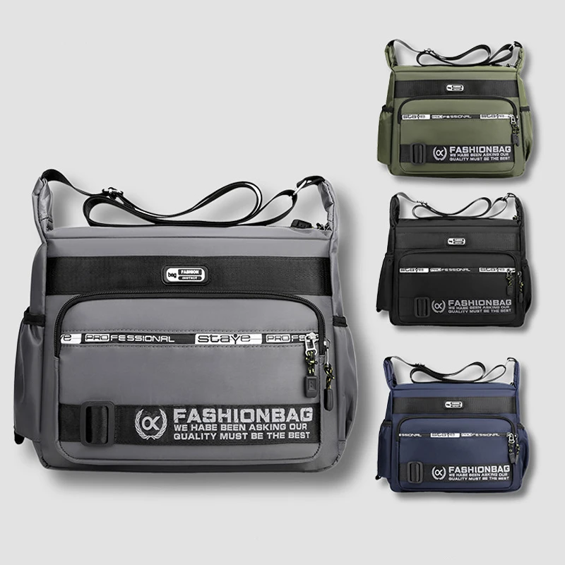 Messenger Sling Bags for Men Casual Oxford Zipper Crossbody Pouch Large Capacity Crossbody Phone Bag Male Side Shoulder Bag
Messenger Sling Bags for Men Casual Oxford Zipper Crossbody Pouch Large Capacity Crossbody Phone Bag Male Side Shoulder Bag