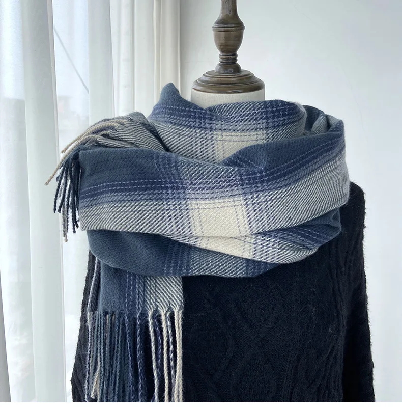 Plaid Scarf Winter Warm Thick Pashmina Women 2022 New Fashion Long Shawl Wrap 200X70CM
Plaid Scarf Winter Warm Thick Pashmina Women 2022 New Fashion Long Shawl Wrap 200X70CM