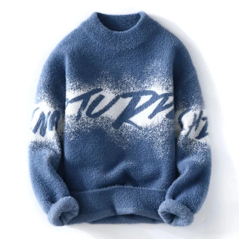 2023 Winter new style letter pattern Warm Sweater autumn Men's Fashion High Quality pullovers Men wool sweaters male Size M-3XL
2023 Winter new style letter pattern Warm Sweater autumn Men's Fashion High Quality pullovers Men wool sweaters male Size M-3XL