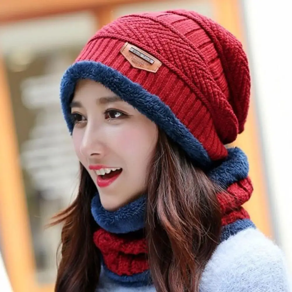 Hat Scarf Set Unisex Winter Hat Scarf Set Thick Plush Knitted Beanie with Anti-slip Neck Wrap for Outdoor Skiing Camping
Hat Scarf Set Unisex Winter Hat Scarf Set Thick Plush Knitted Beanie with Anti-slip Neck Wrap for Outdoor Skiing Camping