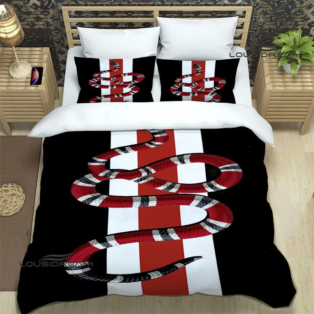 3D snake Fashion Logo printed Bedding Sets exquisite supplies set duvet cover bed comforter set bedding set luxury birthday gift
3D snake Fashion Logo printed Bedding Sets exquisite supplies set duvet cover bed comforter set bedding set luxury birthday gift