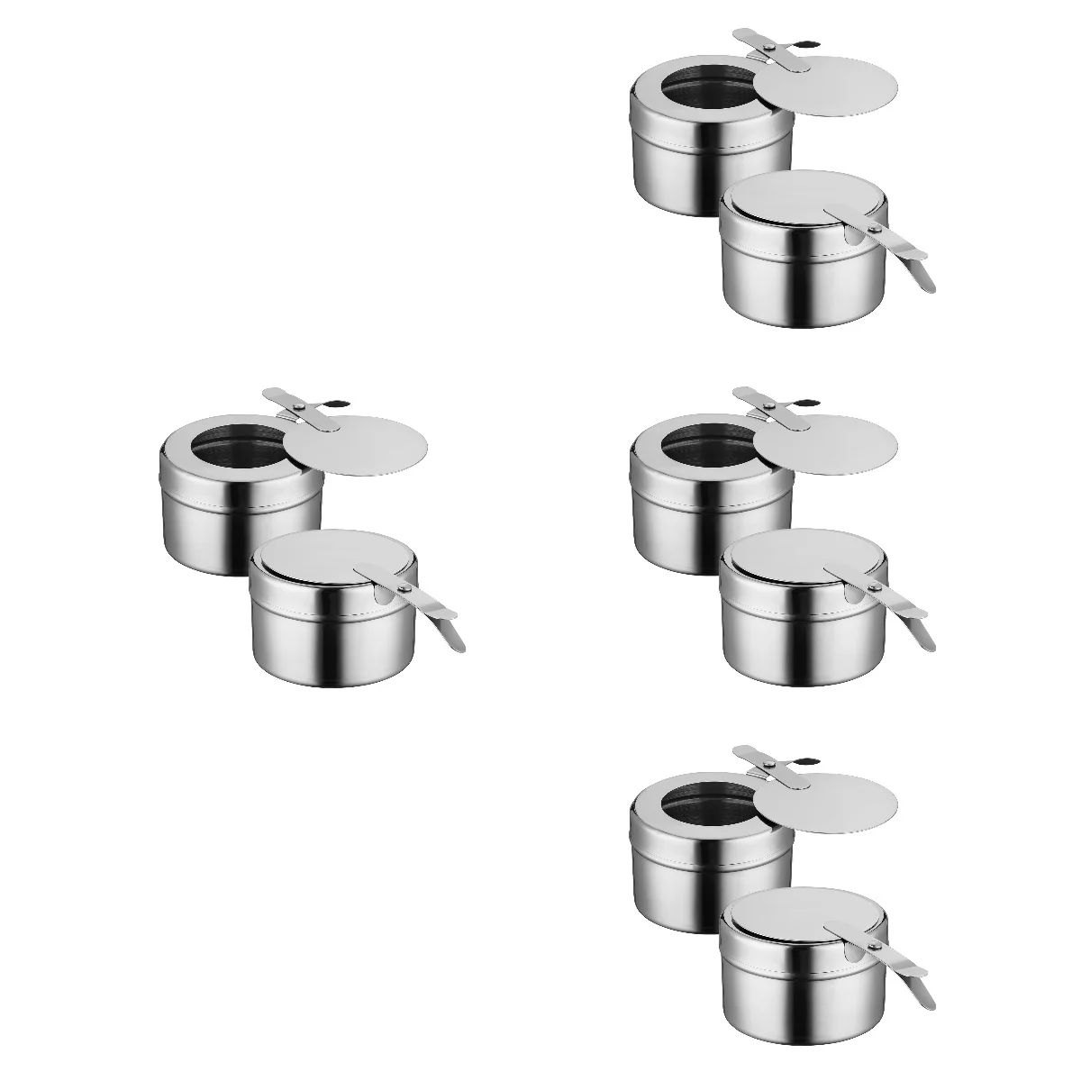 8 pcs Alcohol Holders Stainless Steel Fuel Cans Camping Fuel Holders Outdoor Fuel Boxes with Covers
8 pcs Alcohol Holders Stainless Steel Fuel Cans Camping Fuel Holders Outdoor Fuel Boxes with Covers