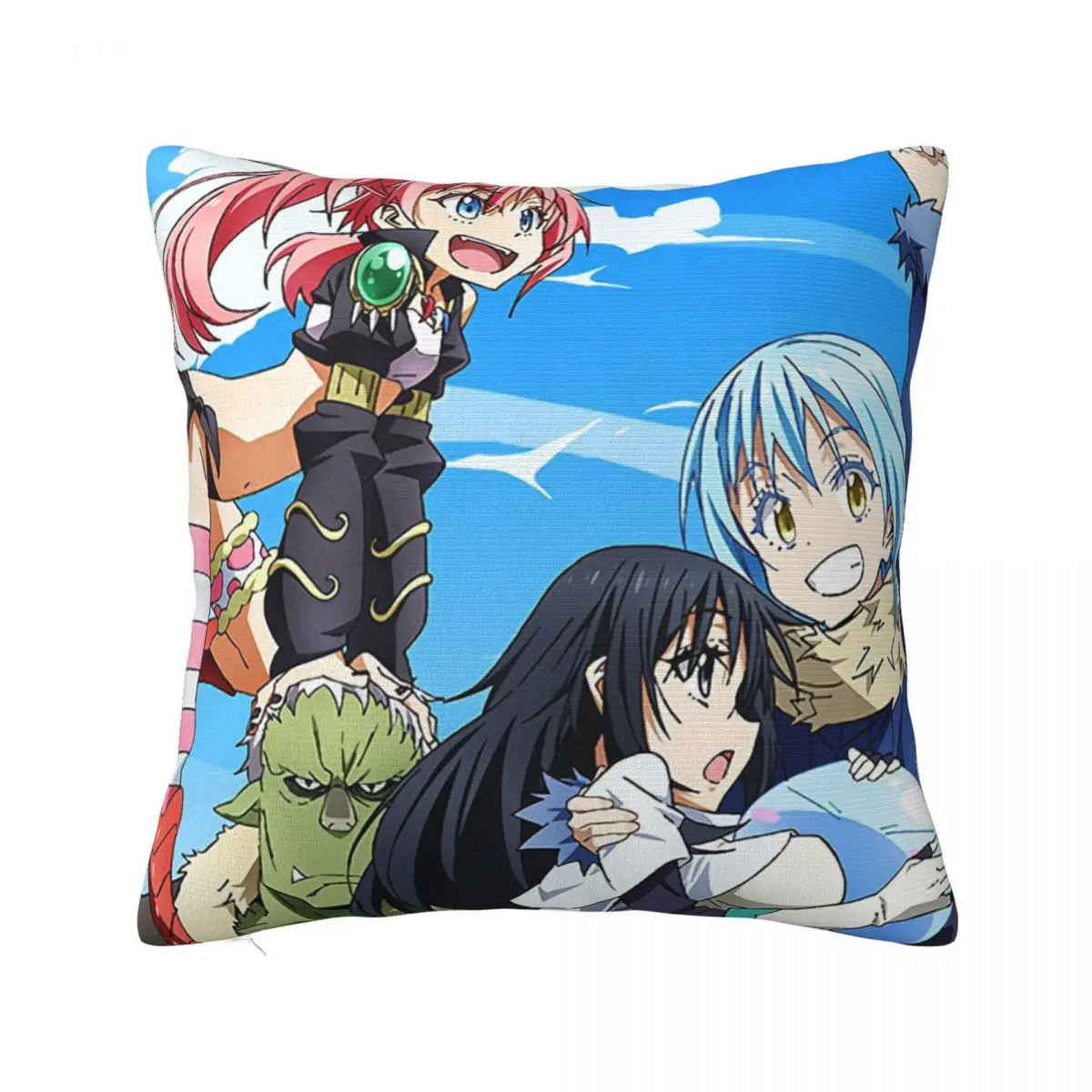 That Time I Got Reincarnated As A Slime Pillowcase Soft Polyester Cushion Cover Gift anime Slime Pillow Case Cover Home 40*40cm
That Time I Got Reincarnated As A Slime Pillowcase Soft Polyester Cushion Cover Gift anime Slime Pillow Case Cover Home 40*40cm