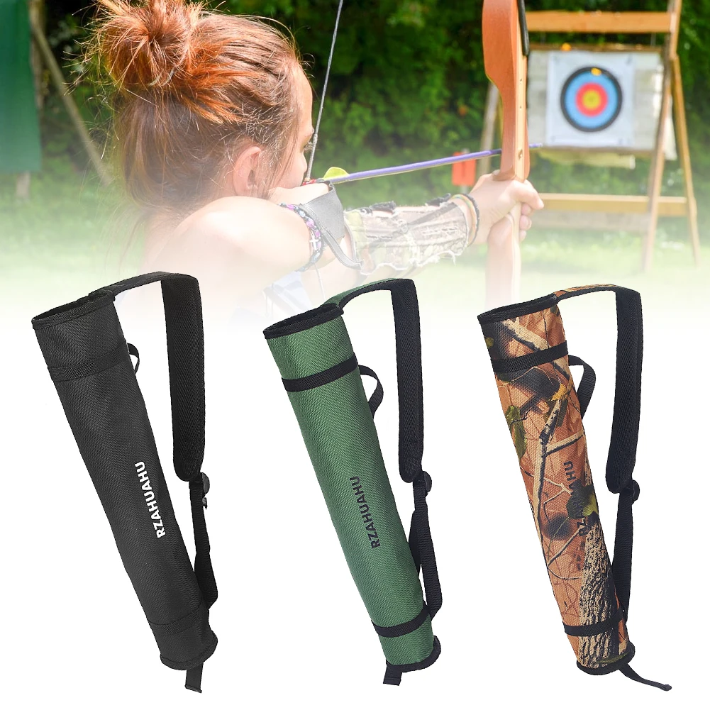 

Arrow Quiver Holder Oxford Cloth Arrow Bag Portable Waist Hanging Bow Storage Pouch Dual Use for Outdoor Hunting Shooting Access