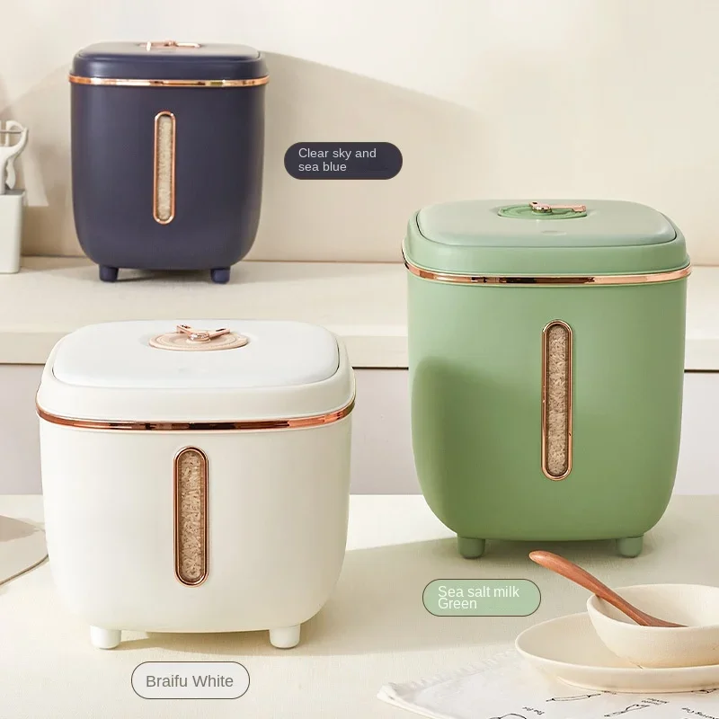6KG/11KG Household Rice Kitchen Container Insect Proof MoistureProof Rice Box Grain Sealed Jar Home Storage Pet Store Box
6KG/11KG Household Rice Kitchen Container Insect Proof MoistureProof Rice Box Grain Sealed Jar Home Storage Pet Store Box