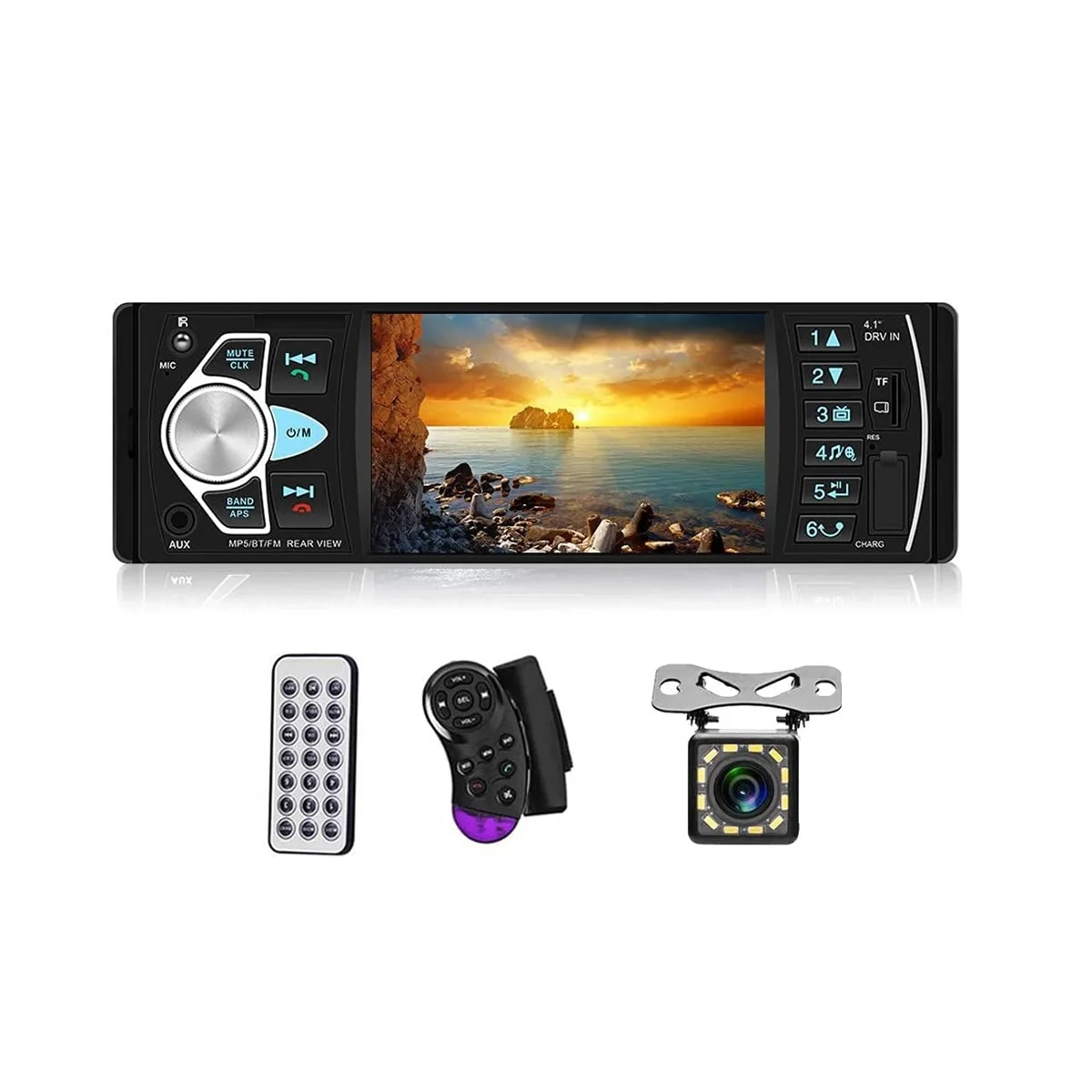 Автомагнитола 1 Din стерео MP5 плеер Bluetooth FM USB Авторадио 4,1 дюймов Поддержка заднего вида Mirrolink управление рулевым колесом
Автомагнитола 1 Din стерео MP5 плеер Bluetooth FM USB Авторадио 4,1 дюймов Поддержка заднего вида Mirrolink управление рулевым колесом