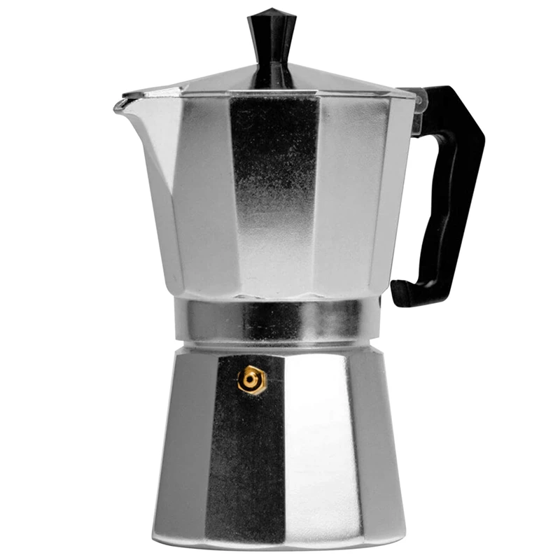 Итальянский алюминий Moka, восьмиугольный кофейник, кофейник, 1 чашка, Европейское оборудование для кофе (50 мл)
Итальянский алюминий Moka, восьмиугольный кофейник, кофейник, 1 чашка, Европейское оборудование для кофе (50 мл)