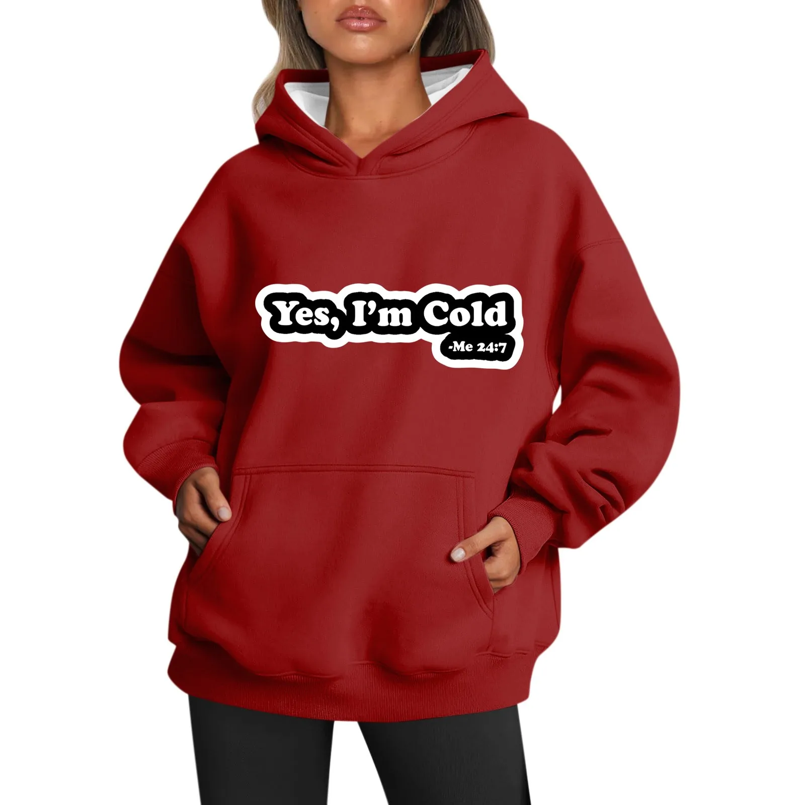 Женский свободный флисовый свитер с длинным рукавом и круглым вырезом, с капюшоном
Женский свободный флисовый свитер с длинным рукавом и круглым вырезом, с капюшоном