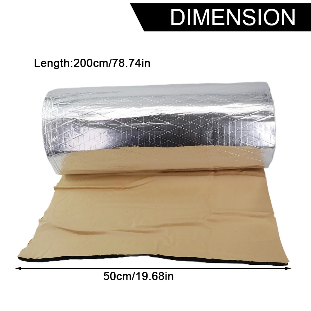 2M X 10mm Car Soundproof Adhesive Heat Noise Insulation Pad Cotton Acoustic Foam For Recording Studios Home Theatres Car Gym
2M X 10mm Car Soundproof Adhesive Heat Noise Insulation Pad Cotton Acoustic Foam For Recording Studios Home Theatres Car Gym