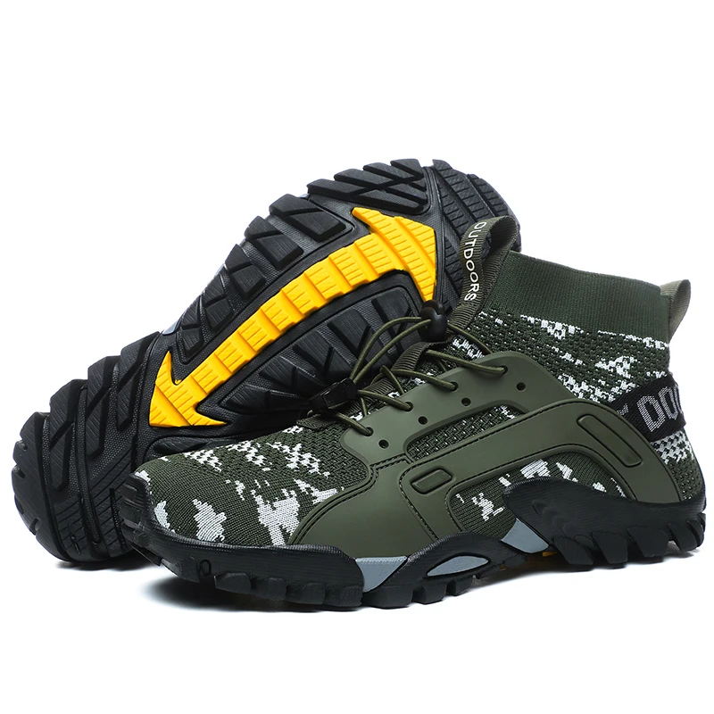 Breathable Men Hiking Shoes Soft Mesh Outdoor Sneakers Men Climbing High Top Sport Footwear For Men Plus Size 38-48
Breathable Men Hiking Shoes Soft Mesh Outdoor Sneakers Men Climbing High Top Sport Footwear For Men Plus Size 38-48