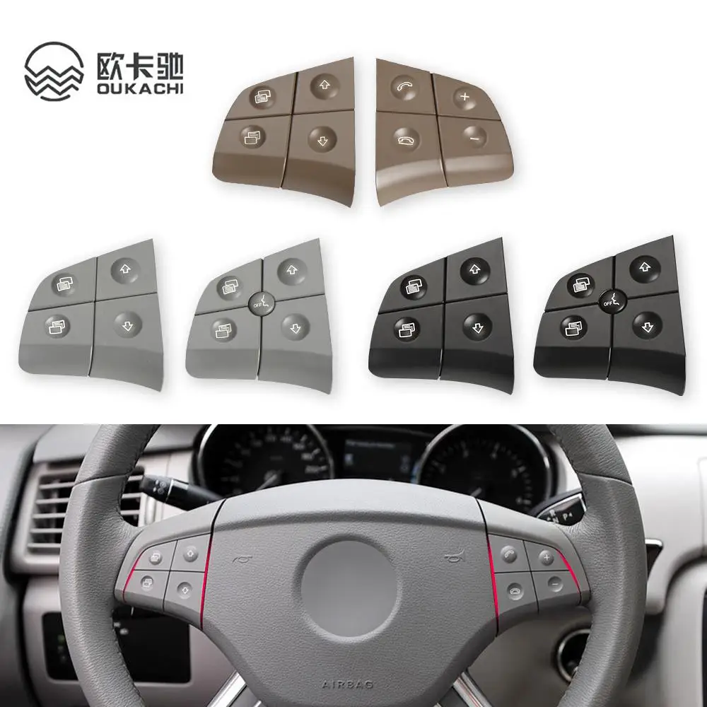 

For Mercedes W164 W245 W251 Car Multi-function Steering Wheel Switch Buttons Phone Control Key For Benz W164 ML GL B R Class