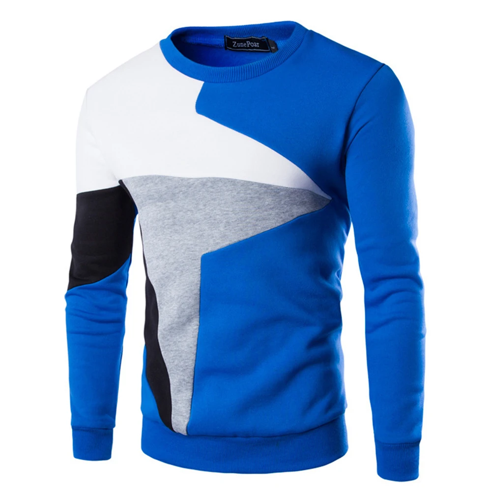 Fashion Men's Casual Crew Neck Sweatshirts Color Block Autumn Spring Pullovers Long Sleeve Tops Men Clothing
Fashion Men's Casual Crew Neck Sweatshirts Color Block Autumn Spring Pullovers Long Sleeve Tops Men Clothing