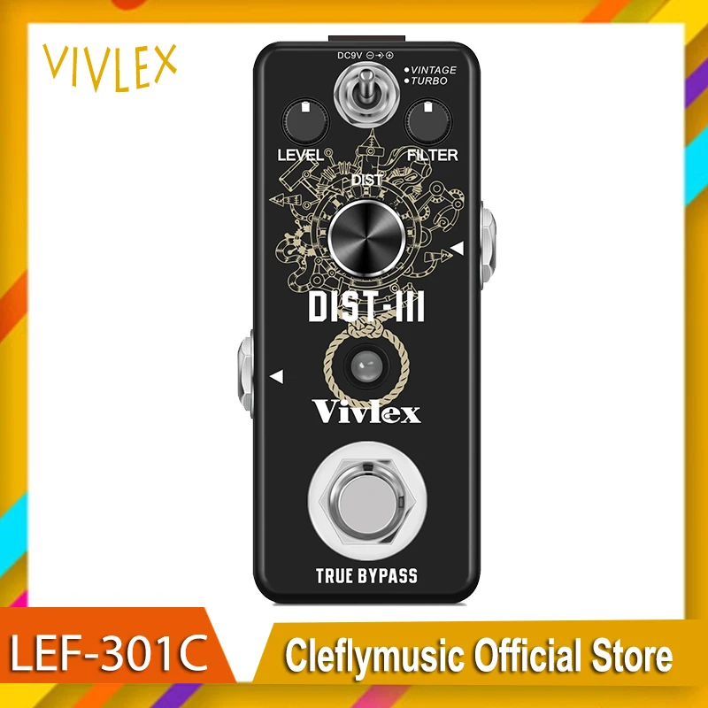 VIVLEX Distortion Guitar Effect Pedal Distortion III RAT Effects Vintage and Turbo Mode Pedal True Bypass Guitar Accessories
VIVLEX Distortion Guitar Effect Pedal Distortion III RAT Effects Vintage and Turbo Mode Pedal True Bypass Guitar Accessories