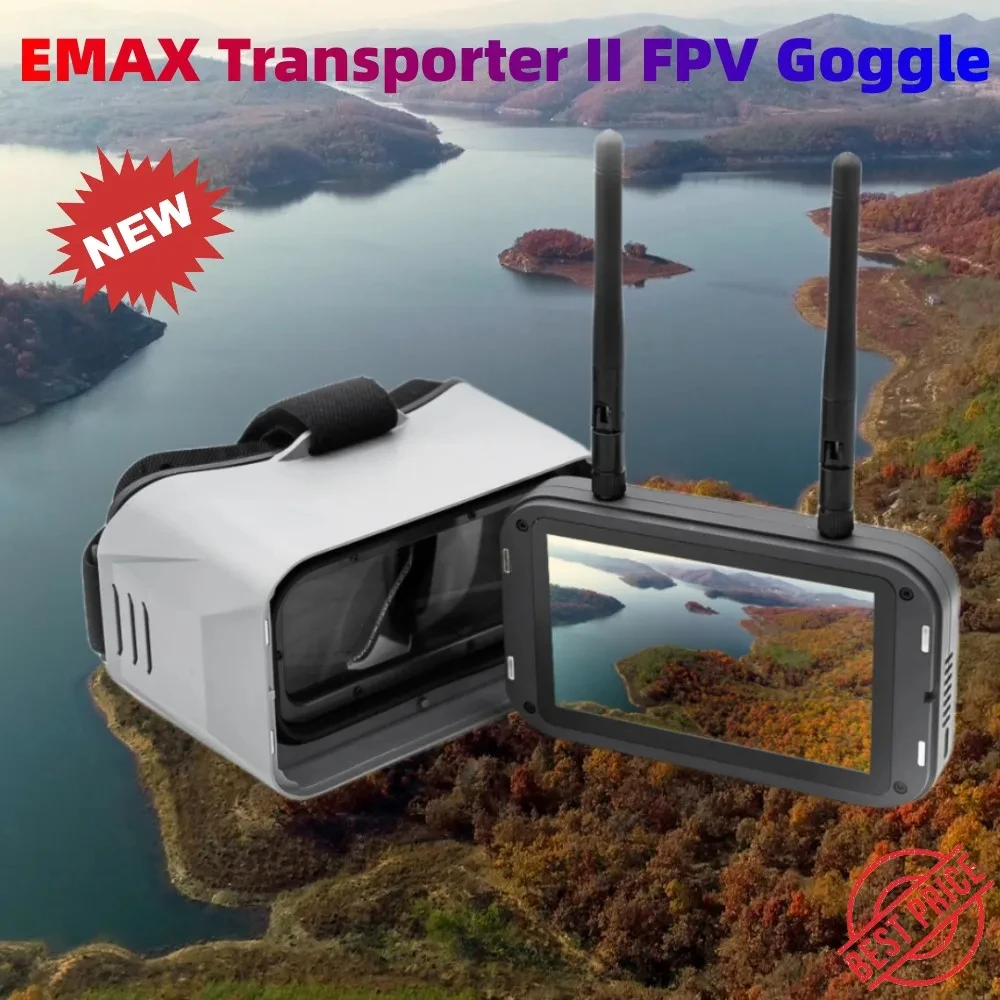 EMAX 2023 Новый транспортер II 720-1080 HD 5,8 ГГц FPV Goggle для гоночного дрона RC FPV
EMAX 2023 Новый транспортер II 720-1080 HD 5,8 ГГц FPV Goggle для гоночного дрона RC FPV