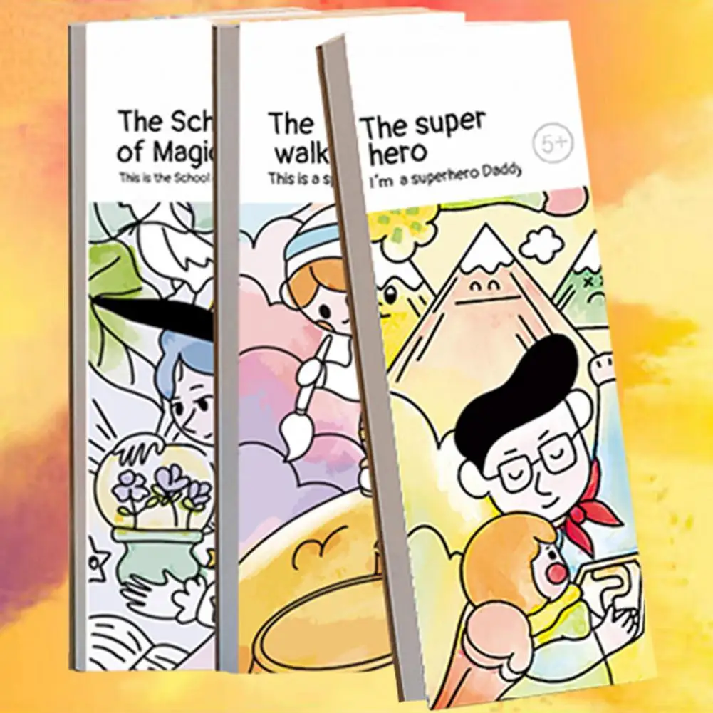 Universal Drawing Book Compact 20 Pages Hand-eye Coordination Watercolor Painting Book for Home
Universal Drawing Book Compact 20 Pages Hand-eye Coordination Watercolor Painting Book for Home