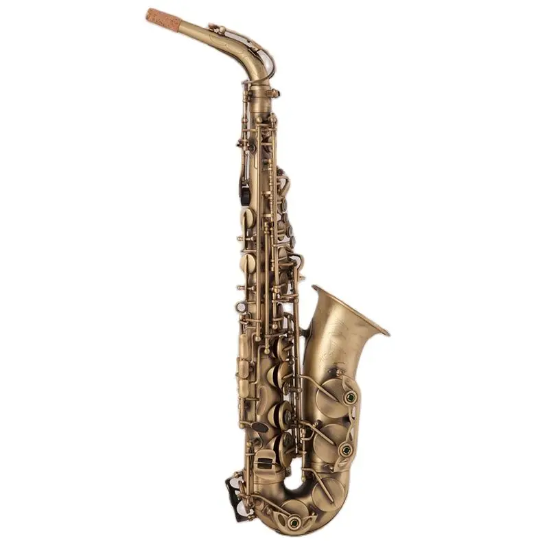 Musical instrument MAS-580 in E flat key, alto saxophone, surface bronze
Musical instrument MAS-580 in E flat key, alto saxophone, surface bronze