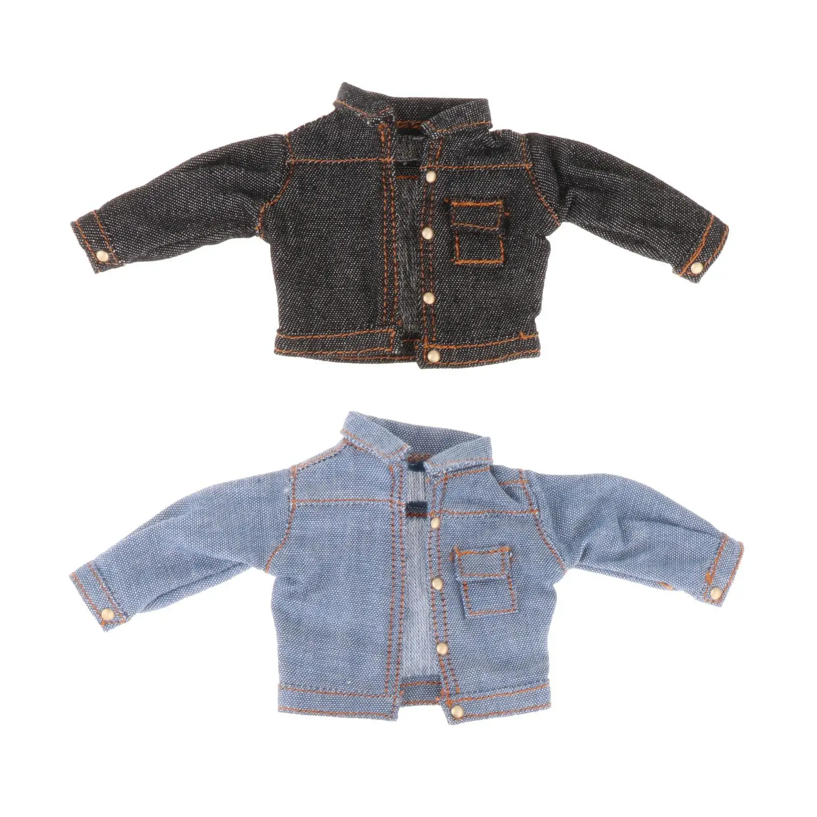 1:6 Denim Jacket Handmade Doll Clothes Miniature Clothing Accessories for 12 inch Action Figures Doll Model Dress up
1:6 Denim Jacket Handmade Doll Clothes Miniature Clothing Accessories for 12 inch Action Figures Doll Model Dress up
