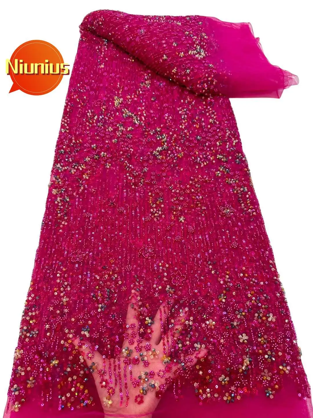 5Yards Latest Popular Luxury Best Quality Elegant Soft Tulle Lace With Nice Stones Beads Fabric for Wedding Party Dress NN8298_Z
5Yards Latest Popular Luxury Best Quality Elegant Soft Tulle Lace With Nice Stones Beads Fabric for Wedding Party Dress NN8298_Z