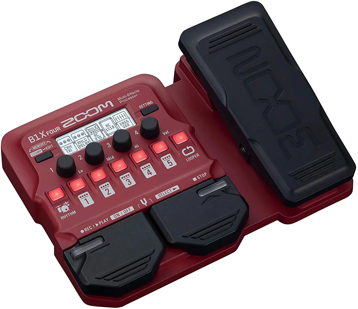 ZOOM B1 FOUR/B1X FOUR Amp Simulation LOOPER Drum Machine Phrase Loop 70 Effects 50 Storage 5 Effects Used at the Same Time
ZOOM B1 FOUR/B1X FOUR Amp Simulation LOOPER Drum Machine Phrase Loop 70 Effects 50 Storage 5 Effects Used at the Same Time