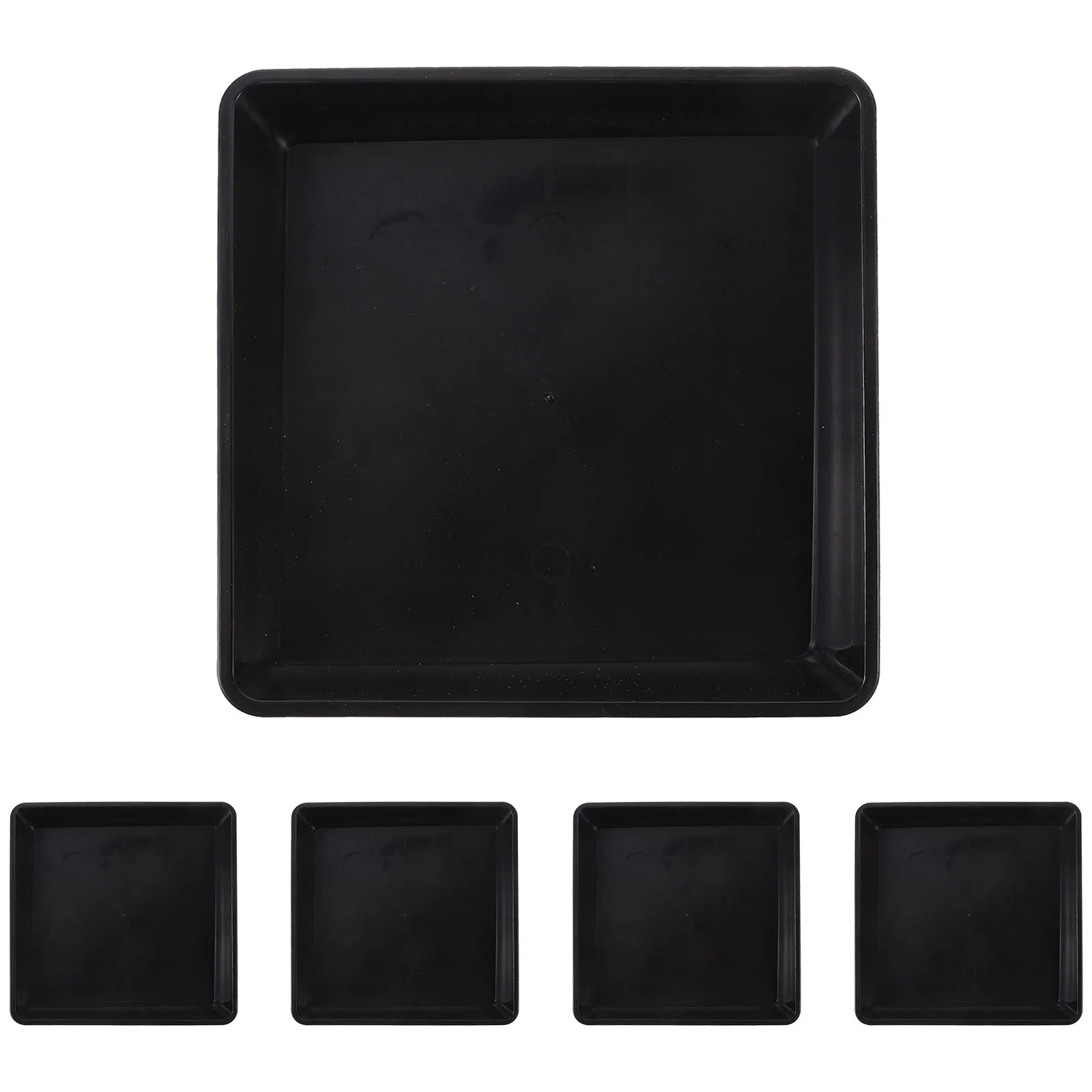 5pcs Black Saucer Drip Trays Pot Base Square Flower Pot Trays Drainage Trays for Nursery Planter Pot 15cm Small
5pcs Black Saucer Drip Trays Pot Base Square Flower Pot Trays Drainage Trays for Nursery Planter Pot 15cm Small