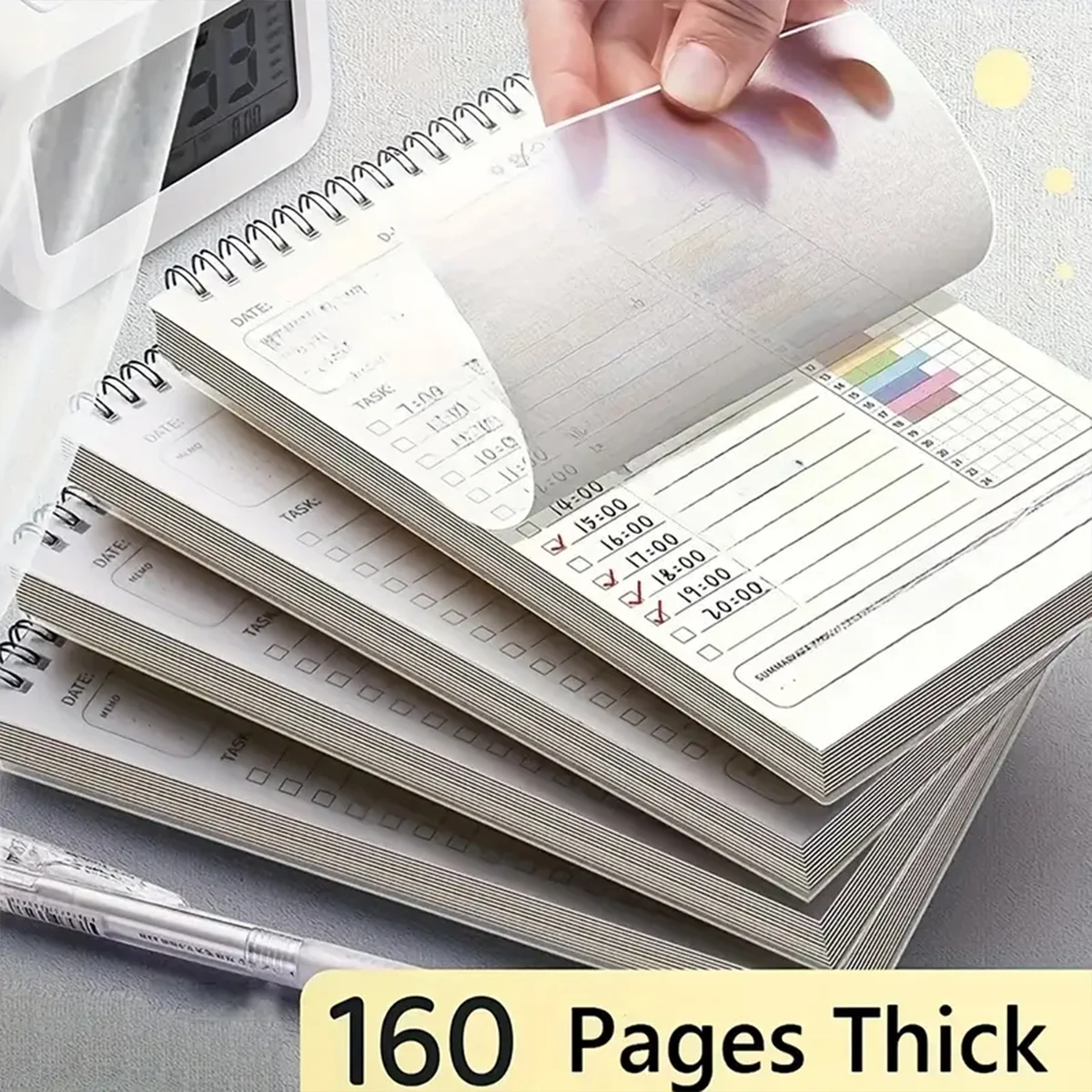 Planner Daily Check List Desk Time Schedule Office School Notebook/Planner Stationary Weekly Planner 2024 New
Planner Daily Check List Desk Time Schedule Office School Notebook/Planner Stationary Weekly Planner 2024 New