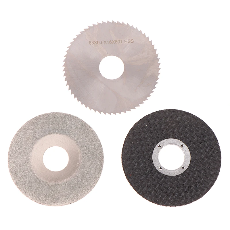 1PCS Mini Multifunctional Table Saw Blade 2.5inch Diameter 63mm Emery Resin Saws Blades Electric Saw Blade DIY Power Tools
1PCS Mini Multifunctional Table Saw Blade 2.5inch Diameter 63mm Emery Resin Saws Blades Electric Saw Blade DIY Power Tools