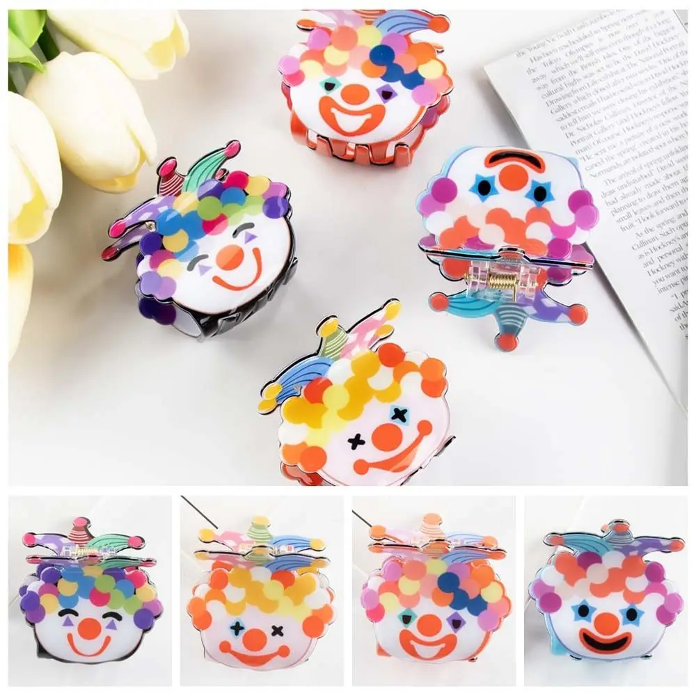 Joker Clown Hair Claw Cute Acrylic Colorful Ugly Doll Shark Clip Mid Size Ponytail Holder Cartoon Hair Clips Daily
Joker Clown Hair Claw Cute Acrylic Colorful Ugly Doll Shark Clip Mid Size Ponytail Holder Cartoon Hair Clips Daily