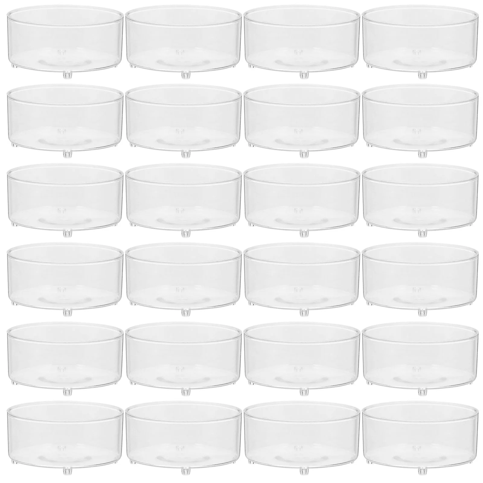 

Sewacc пластиковые формы для изготовления свечей, 100 шт., чашки для чая, пустые свечи, пластиковые чашки для свечей