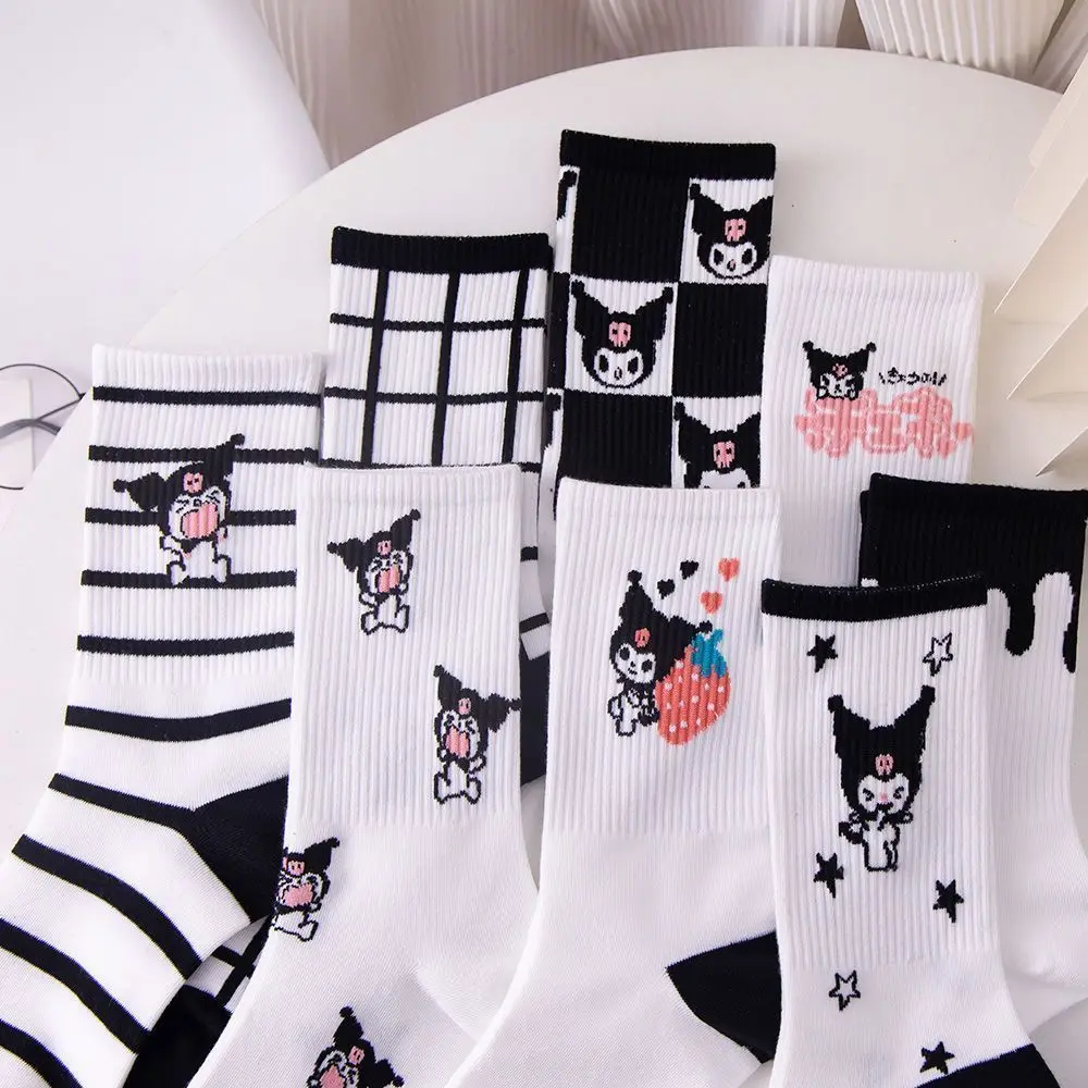 Носки Sanrios женские длинные, милые аниме кавайные чулки Kuromi, модные Мультяшные чулки в Корейском стиле для студенток, 8 пар
Носки Sanrios женские длинные, милые аниме кавайные чулки Kuromi, модные Мультяшные чулки в Корейском стиле для студенток, 8 пар
