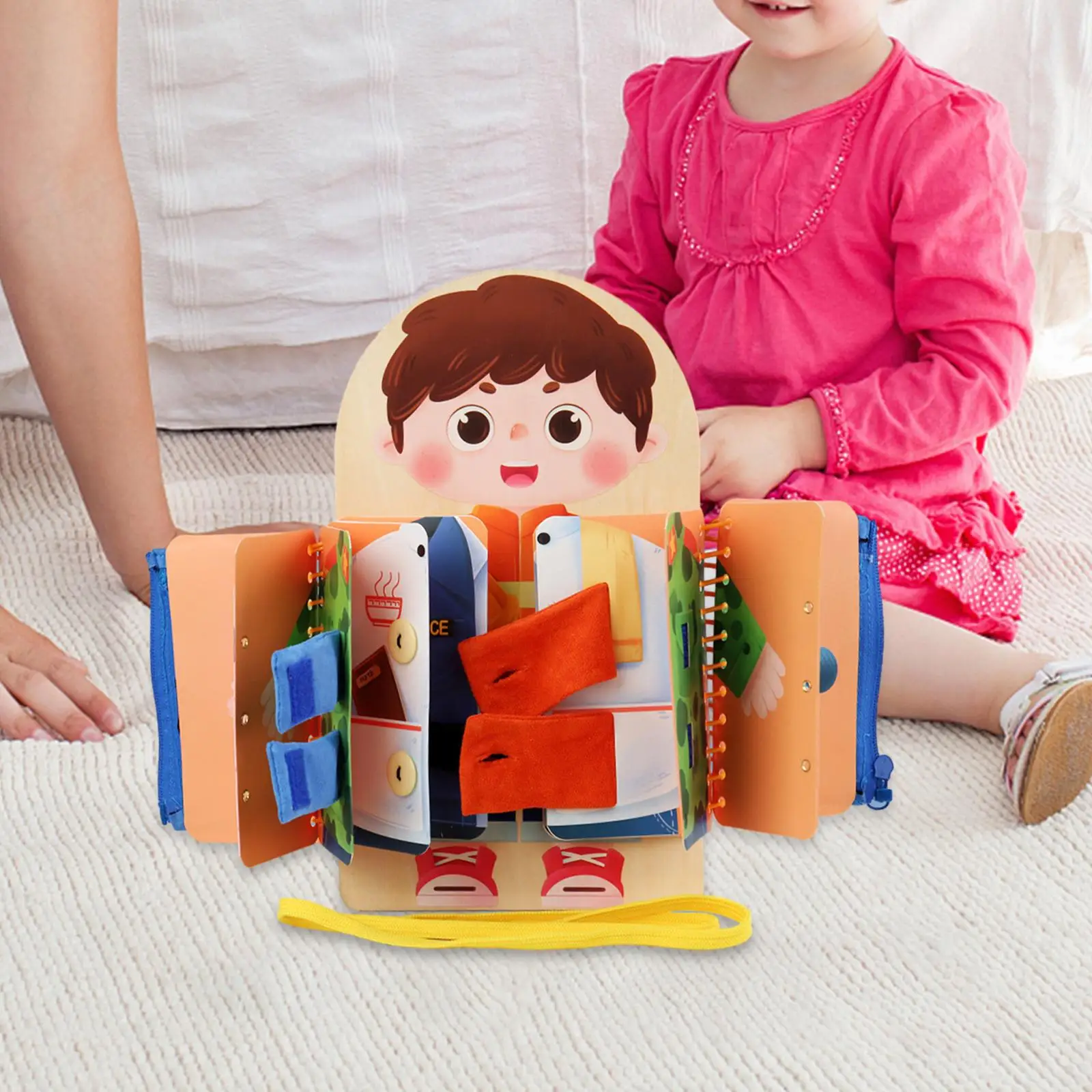 Wood Busy Board Sensory Toy Montessori Toy Basic Motor Skill for Airplane Travel Baby Ages 12 Months+ Children Hoilday Gifts
Wood Busy Board Sensory Toy Montessori Toy Basic Motor Skill for Airplane Travel Baby Ages 12 Months+ Children Hoilday Gifts