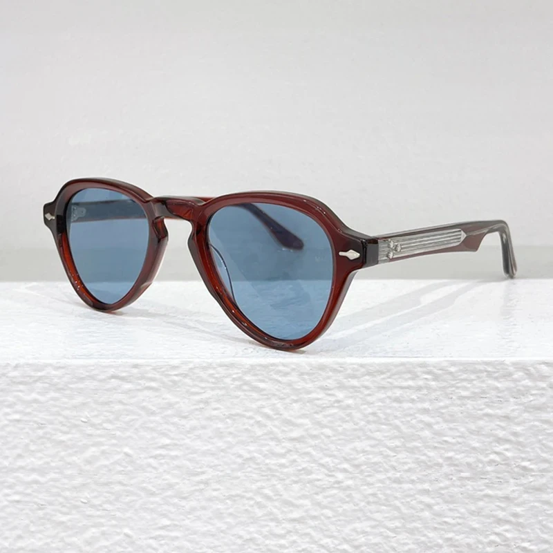 

JMM HATFIELD Men Sunglasses Acetate Heart-shaped Eyeglass Designer Luxury Brand Original Handmade Women UV400 Outdoors Eyewear