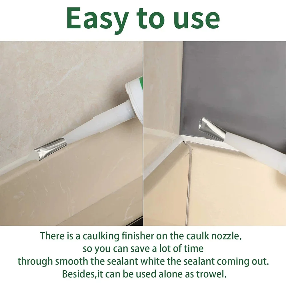 Caulking Finisher Caulking Nozzle Silver Caulk Applicator Durable Stainless Steel Construction Tools Universal
Caulking Finisher Caulking Nozzle Silver Caulk Applicator Durable Stainless Steel Construction Tools Universal