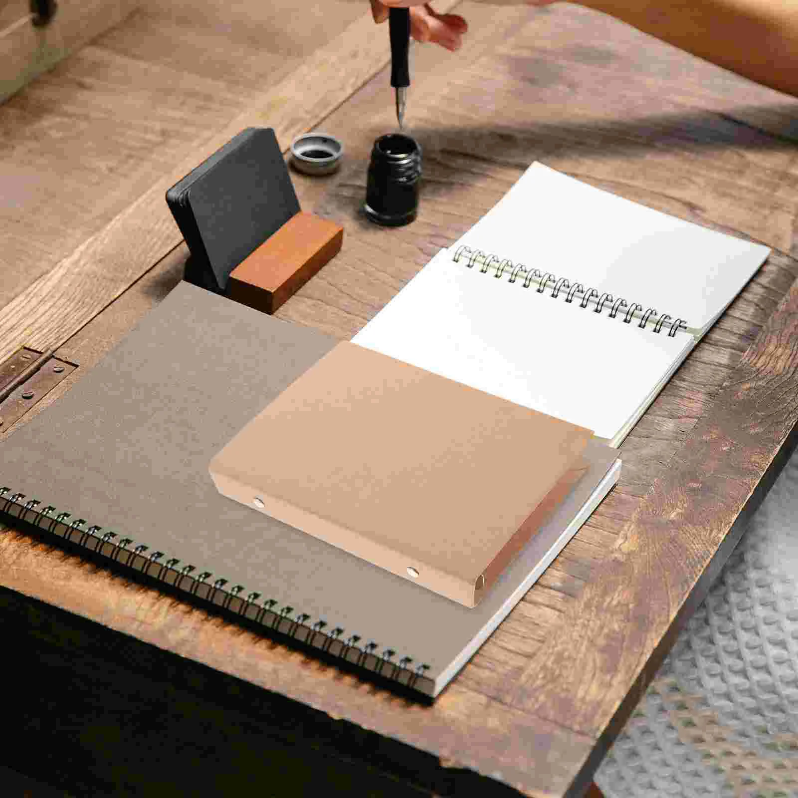 Loose-leaf Book Notebook Binder Journal Rings Hard Hand Account Kraft Paper Scrapbook
Loose-leaf Book Notebook Binder Journal Rings Hard Hand Account Kraft Paper Scrapbook