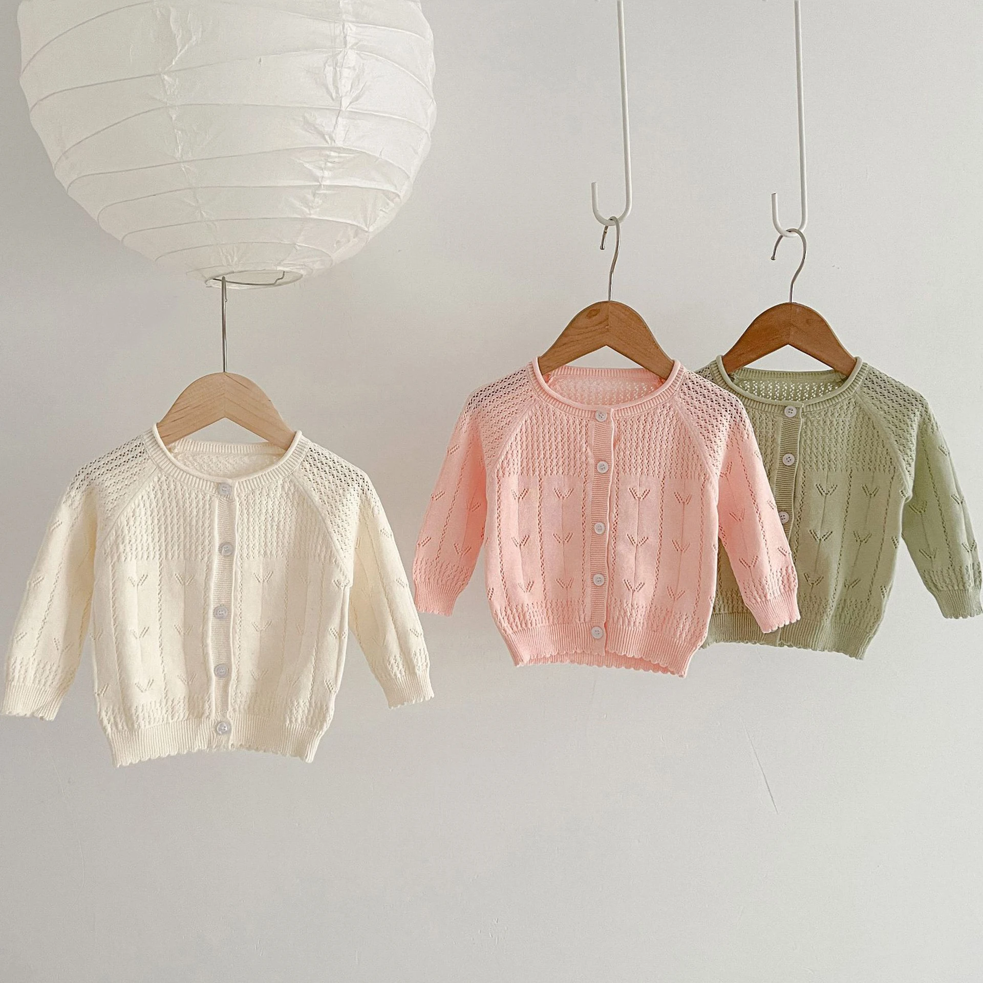 Autumn Kids Baby Girls Hollow-out Solid Top Outwear Infant Air-conditioned Mosquito Proof Thin Cardigan Breathable Jacket
Autumn Kids Baby Girls Hollow-out Solid Top Outwear Infant Air-conditioned Mosquito Proof Thin Cardigan Breathable Jacket