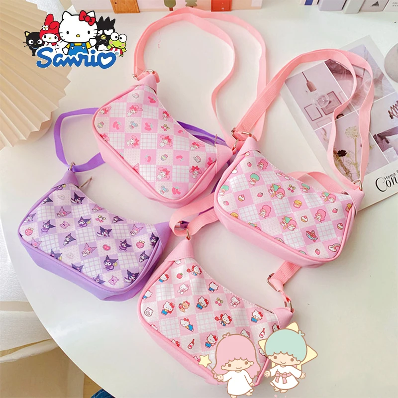 Sanrio Kuromi Crossbody Bag Anime Kawaii Cute Cartoon Girls Children Student Shoulder Bag Coin Purse Handbag Birthday Gifts
Sanrio Kuromi Crossbody Bag Anime Kawaii Cute Cartoon Girls Children Student Shoulder Bag Coin Purse Handbag Birthday Gifts