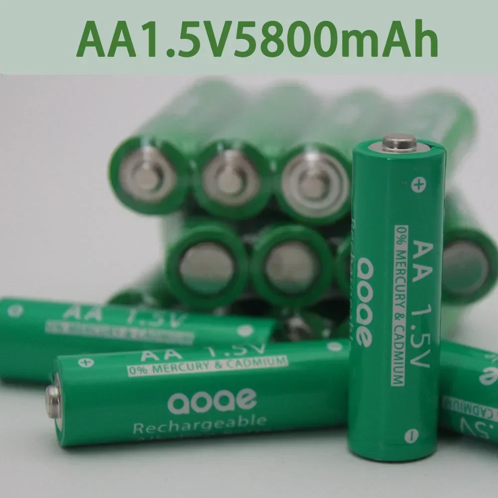 Original AA 1.5V rechargeable battery,High capacity 5800mAh rechargeable alkaline battery aoae aa Output stable battery
Original AA 1.5V rechargeable battery,High capacity 5800mAh rechargeable alkaline battery aoae aa Output stable battery