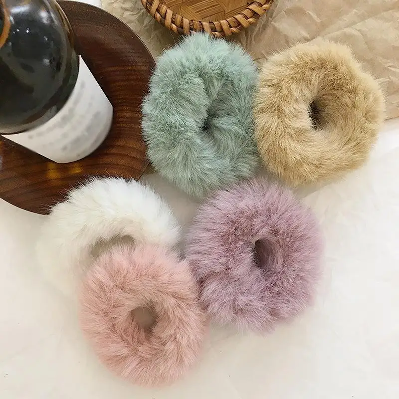 New Warm Soft Hair Scrunchies For Women Girls Cute Plush Elastic Hair Band Solid Color Rubber Band Hair Loop Hair Accessories
New Warm Soft Hair Scrunchies For Women Girls Cute Plush Elastic Hair Band Solid Color Rubber Band Hair Loop Hair Accessories
