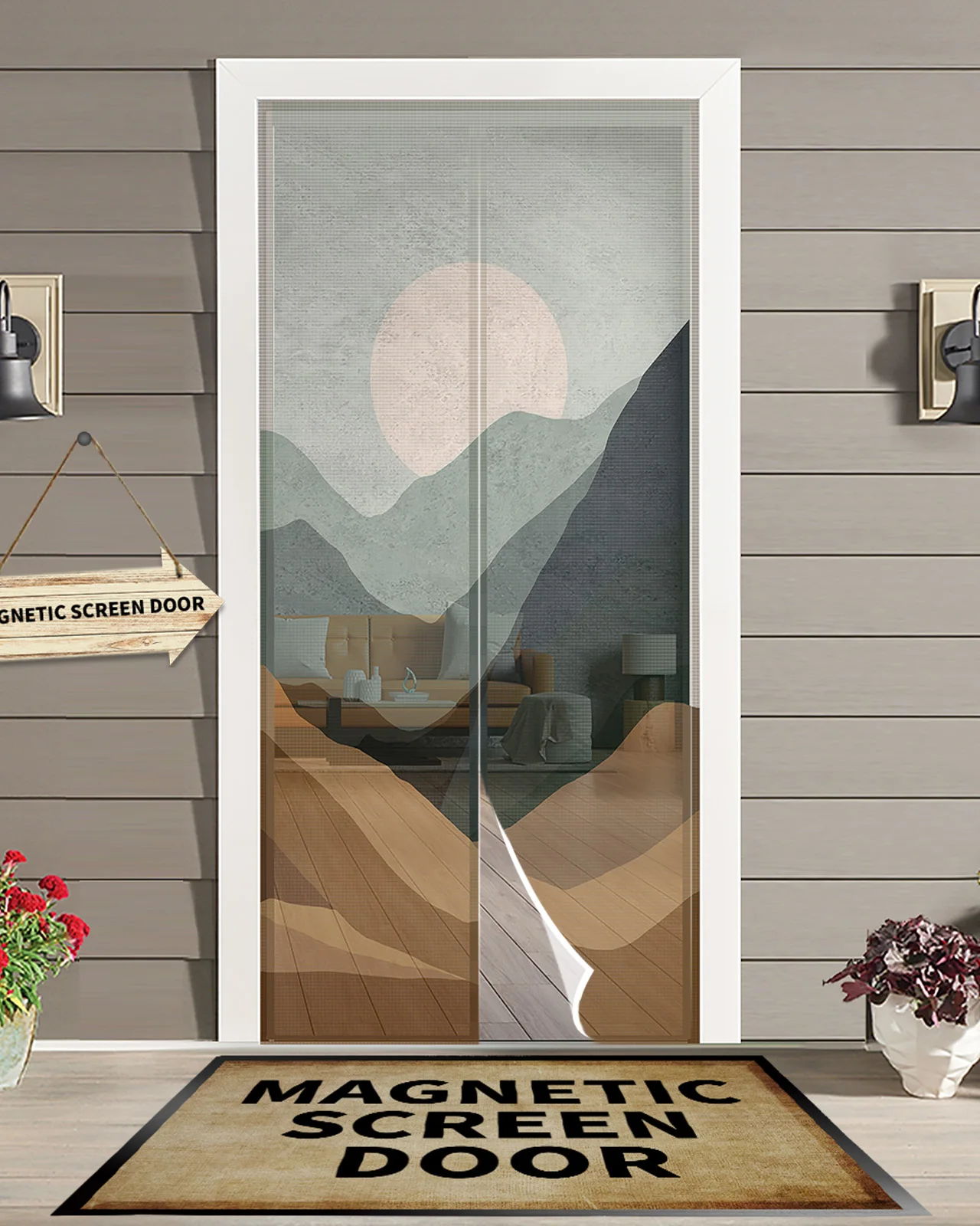 Abstract Scenery Sunset Mountain Magnetic Mosquito Net Summer Anti Bug Fly Door Curtains Kitchen Screen Door Mesh
Abstract Scenery Sunset Mountain Magnetic Mosquito Net Summer Anti Bug Fly Door Curtains Kitchen Screen Door Mesh