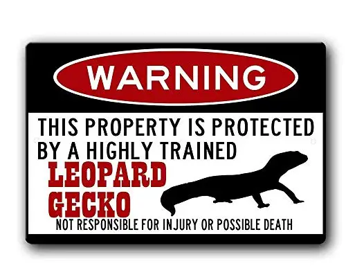 Kexle Leopard Gecko Sign,Funny Metal Signs,Leopard Gecko Gift,Gecko Accessories,Lizard Warning Sign Tin Sign 8 X 12 Inches
Kexle Leopard Gecko Sign,Funny Metal Signs,Leopard Gecko Gift,Gecko Accessories,Lizard Warning Sign Tin Sign 8 X 12 Inches