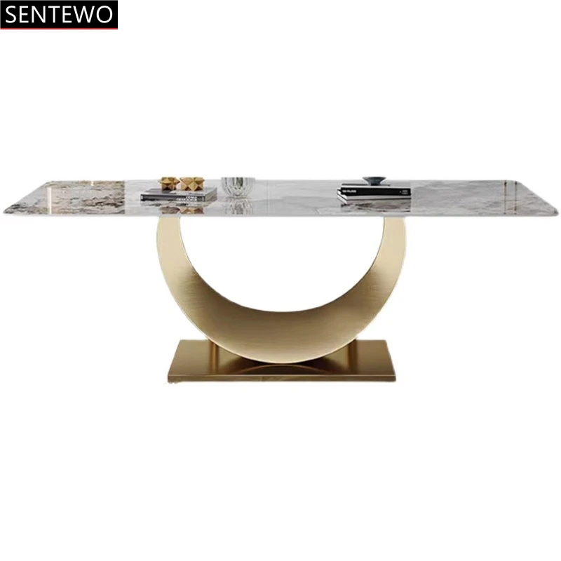 Designer Luxury Marble Rock Slab dining table set 4 6 8 chairs mesa de jantar stolik furniture comedor Stainless steel gold base
Designer Luxury Marble Rock Slab dining table set 4 6 8 chairs mesa de jantar stolik furniture comedor Stainless steel gold base
