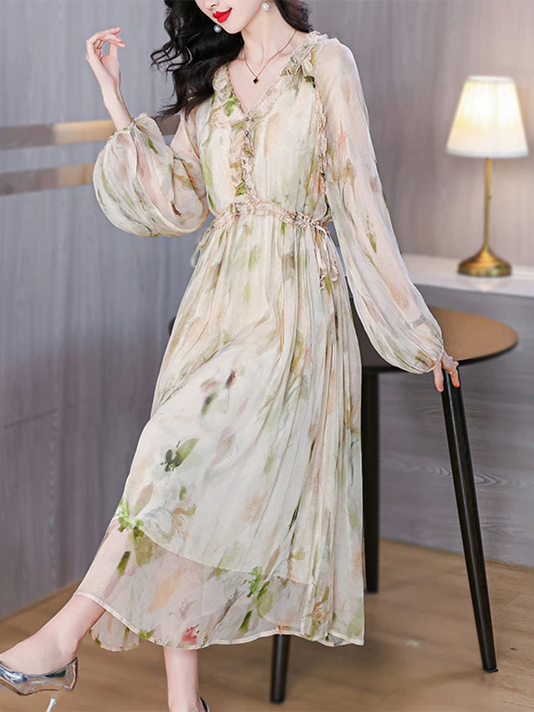 Boho Festa Luxo Midi Silk Women Dress 2024 New Spring Summer Floral Elegant Party Korean Fashion Long Sleeve Tuniken Maxi Dress
Boho Festa Luxo Midi Silk Women Dress 2024 New Spring Summer Floral Elegant Party Korean Fashion Long Sleeve Tuniken Maxi Dress
