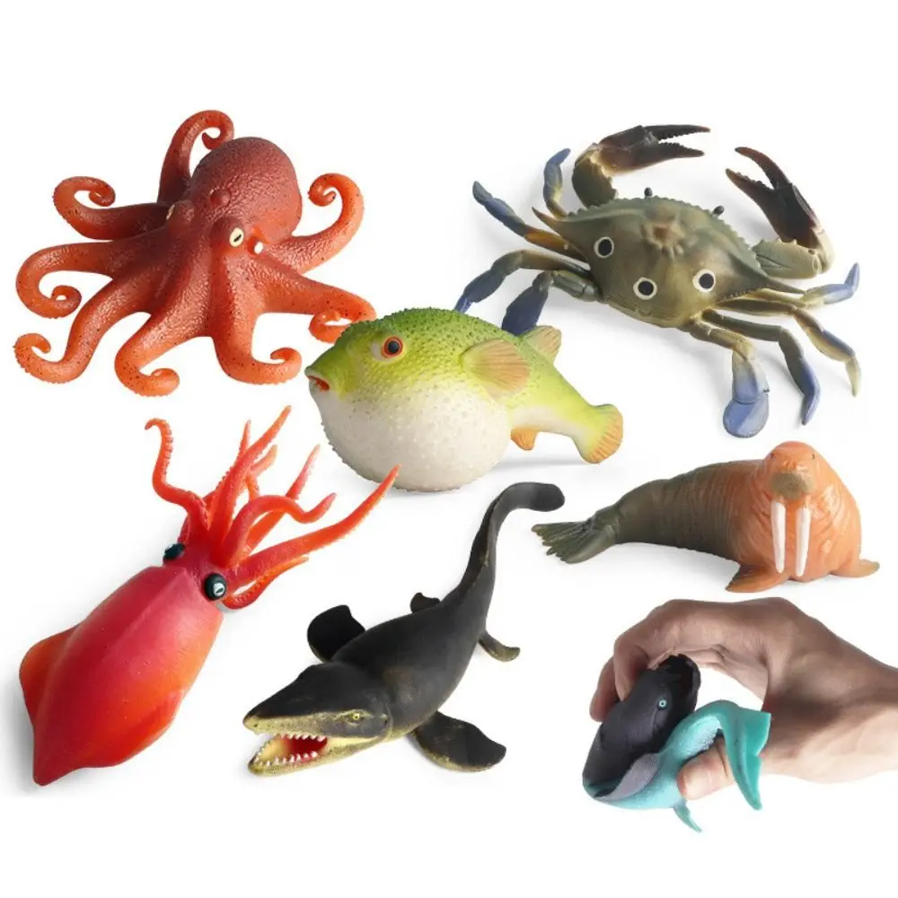 Pufferfish Squeeze Sea Animals Octopus Soft Squid Sea Life Model Action Figures Crab Model Simulation Marine Animals
Pufferfish Squeeze Sea Animals Octopus Soft Squid Sea Life Model Action Figures Crab Model Simulation Marine Animals