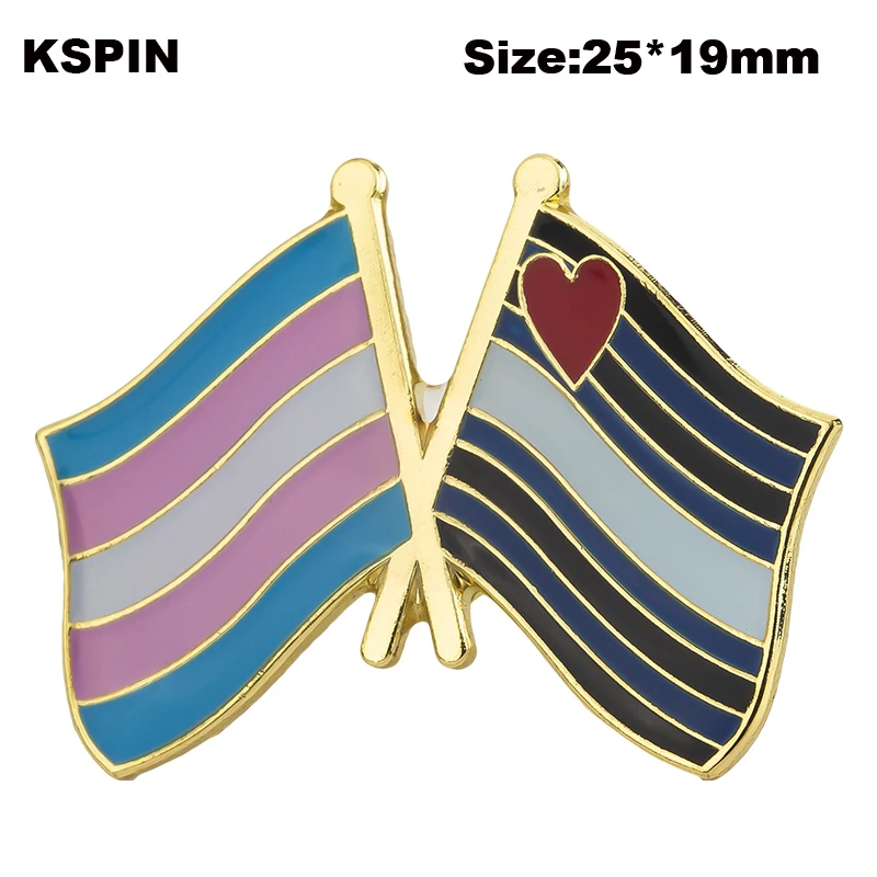 Transgender pride & Leather Pride Friendship Flag Badge Brooch Natinal Lapel Pins Flag Lapel Pins Country Flag Badge XY0583
Transgender pride & Leather Pride Friendship Flag Badge Brooch Natinal Lapel Pins Flag Lapel Pins Country Flag Badge XY0583