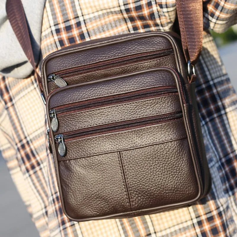 Genuine Leather Men Bags Crossbody Bag Casual Real Leather Man Phone Messenger Bag Business Fashion Male Bag Sling Shoulder Bag
Genuine Leather Men Bags Crossbody Bag Casual Real Leather Man Phone Messenger Bag Business Fashion Male Bag Sling Shoulder Bag